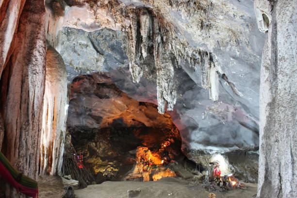 istock Stalagmites inside the caves, beautiful nature. 1042150394