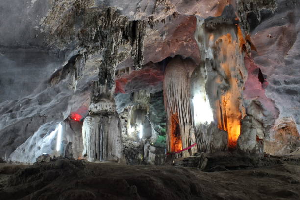 istock Stalagmites inside the caves, beautiful nature. 1042150612
