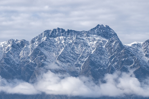 Snow mountain of New Zealand.