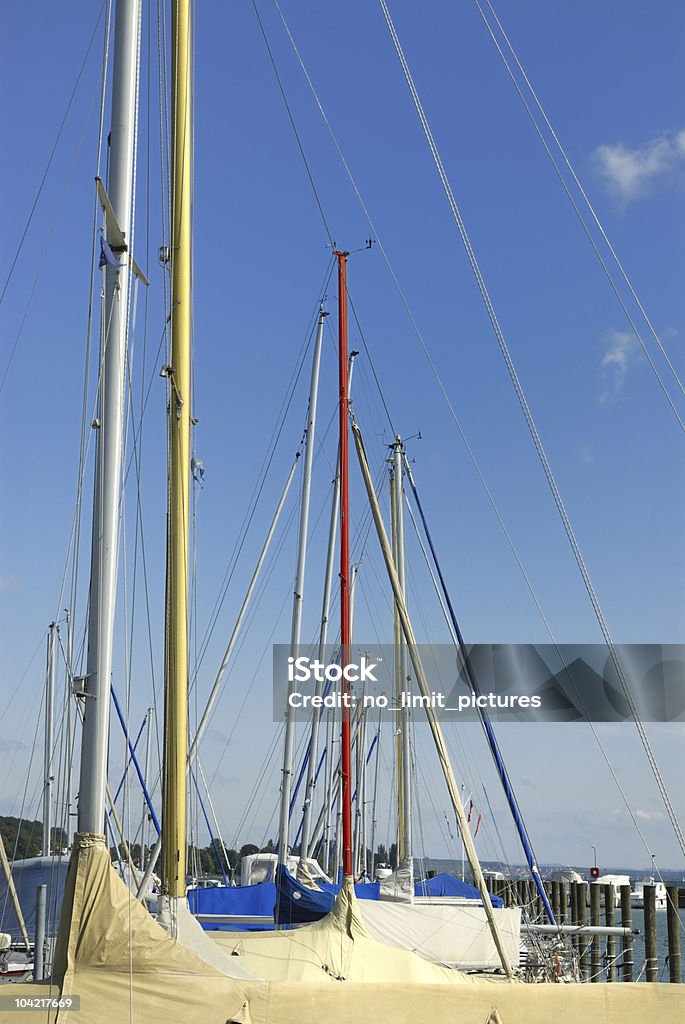 Segelboote - Lizenzfrei Anlegestelle Stock-Foto