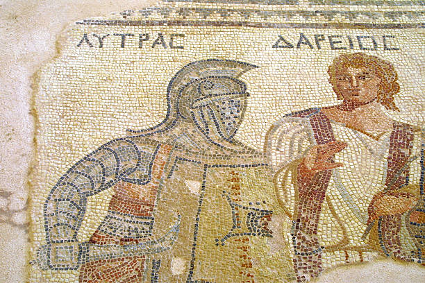 Ancient mosaic  kourion stock pictures, royalty-free photos & images