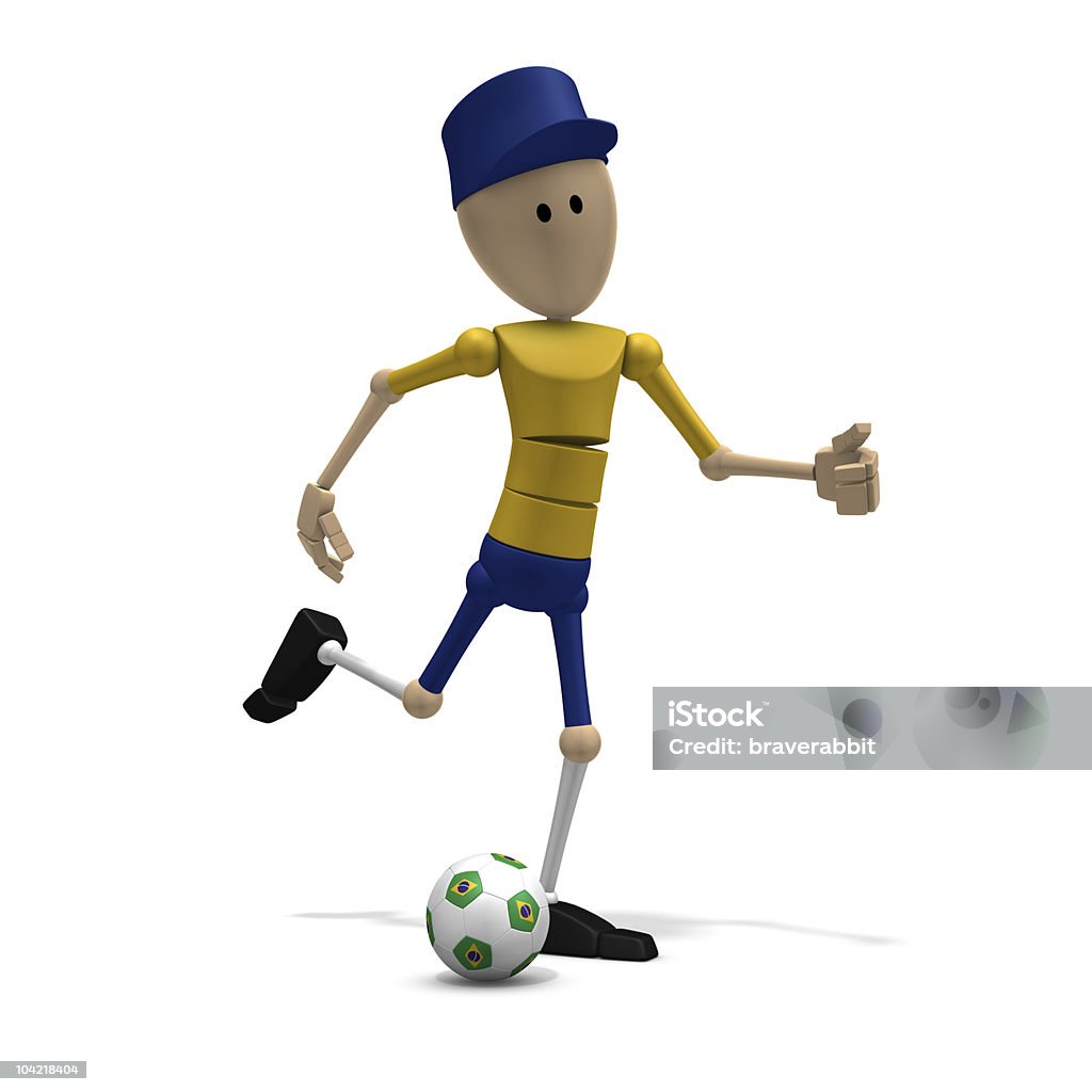 ブラジルのサッカー選手 - 1人のロイヤリティフリーストックフォト