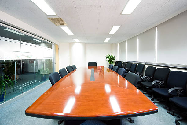istock Modern office interior boardroom with furniture 104218411