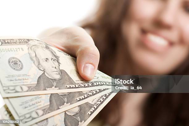 Dolara Waluty W Ręce - zdjęcia stockowe i więcej obrazów Dać - Dać, Waluta, Radosny