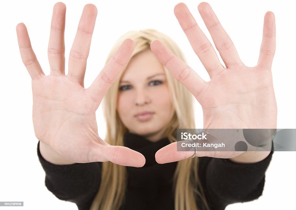 Mãos para cima - Foto de stock de Adulto royalty-free
