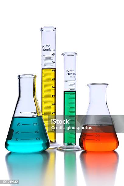 Szkło Laboratoryjne - zdjęcia stockowe i więcej obrazów Chemia - Nauka - Chemia - Nauka, Probówka, Zlewka