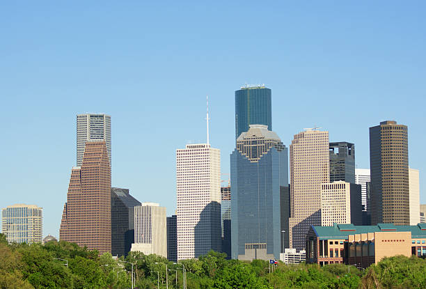 istock Downtown Houston on a clear day 104221453