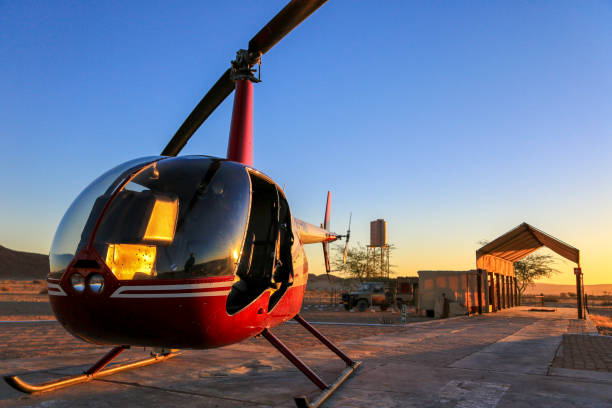 istock Helicopter in Sossusvlei Namibia 1042229348