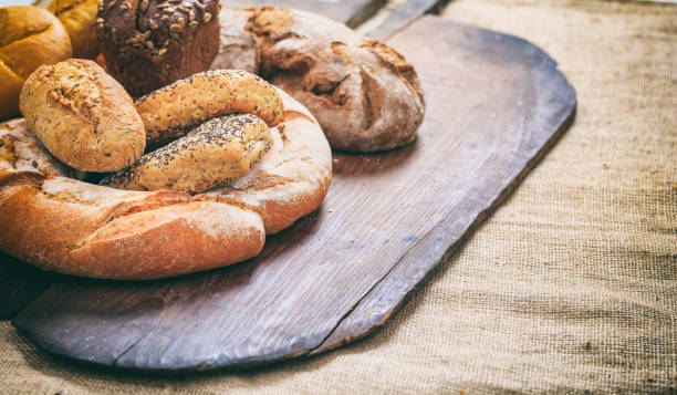 istock Variety of fresh baked breads 1042240434