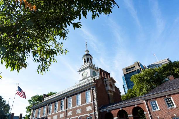 Independence Hall Philadelphia, PA USA. independence hall stock pictures, royalty-free photos & images