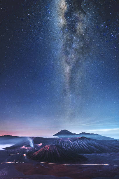istock Astrophoto Milky way at Volcano Mt.Bromo East Java,Indonesia 1042267522