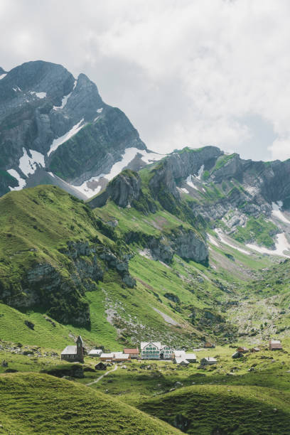 istock Scenic view of mountains in Switzerland 1042280882