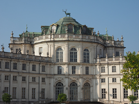 Stockholm Palace, -the official residence and major royal palace of the Swedish monarch on a sunny day in Gamla Stan in the capital of Sweden, Stockholm.