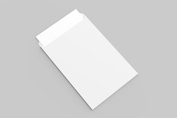istock C4 envelope mock up isolated on soft gray background. 3D illustration 1042284144