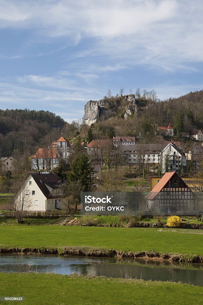 view to old castle ruine Streitburg  Color Image Stock Photo