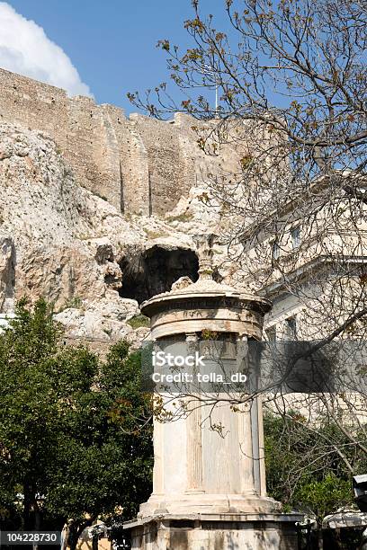 Photo libre de droit de Athènesle Monument De Lysicrates Choragic banque d'images et plus d'images libres de droit de Antique - Antique, Architecture, Athènes