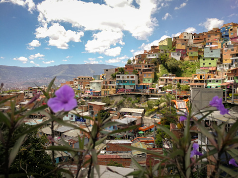Comuna 13 en Medellín, Colombia photo