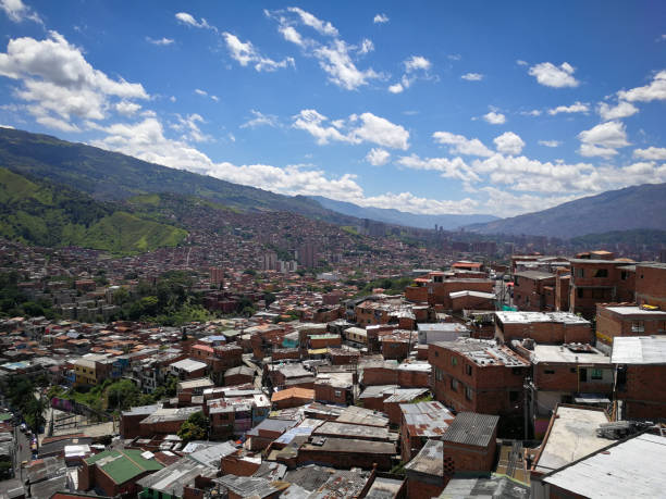 istock Comuna 13 view over Medellin, Colombia 1042288138