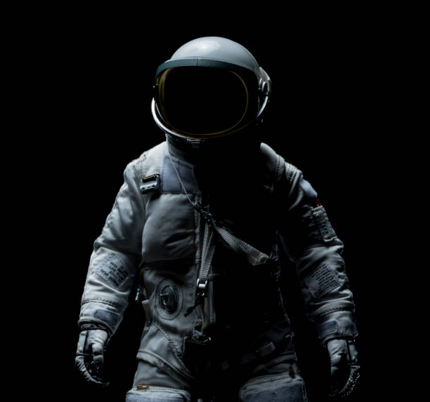 ciemnoświetlany astronauta - astronaut space helmet space helmet zdjęcia i obrazy z banku zdjęć