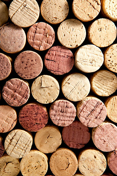 istock Wine Cork Pile In Different Colors 104229013