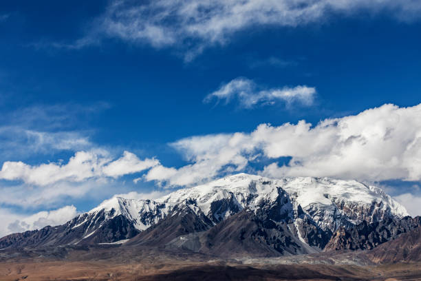 Bogda peak of Tien Shan Mountains at sunset,Xinjiang Uyghur Autonomous Region,China.
