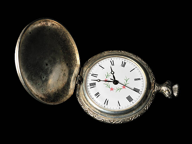 Antiguo reloj de bolsillo - foto de stock