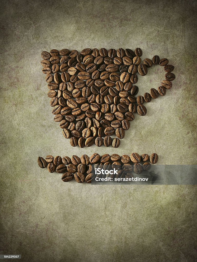 Carta e caffè - Foto stock royalty-free di Affari