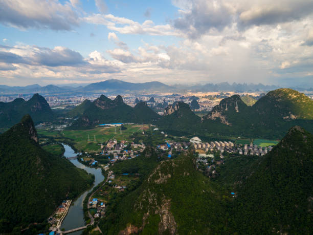 istock Pastoral scenery in guilin,China 1042294016