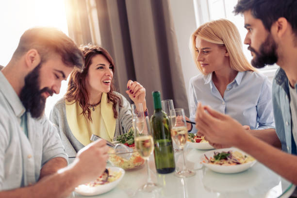 istock Friends enjoying at home 1042297700