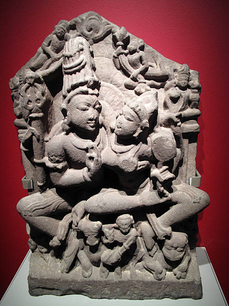 Lord Shiva and Parvati statue