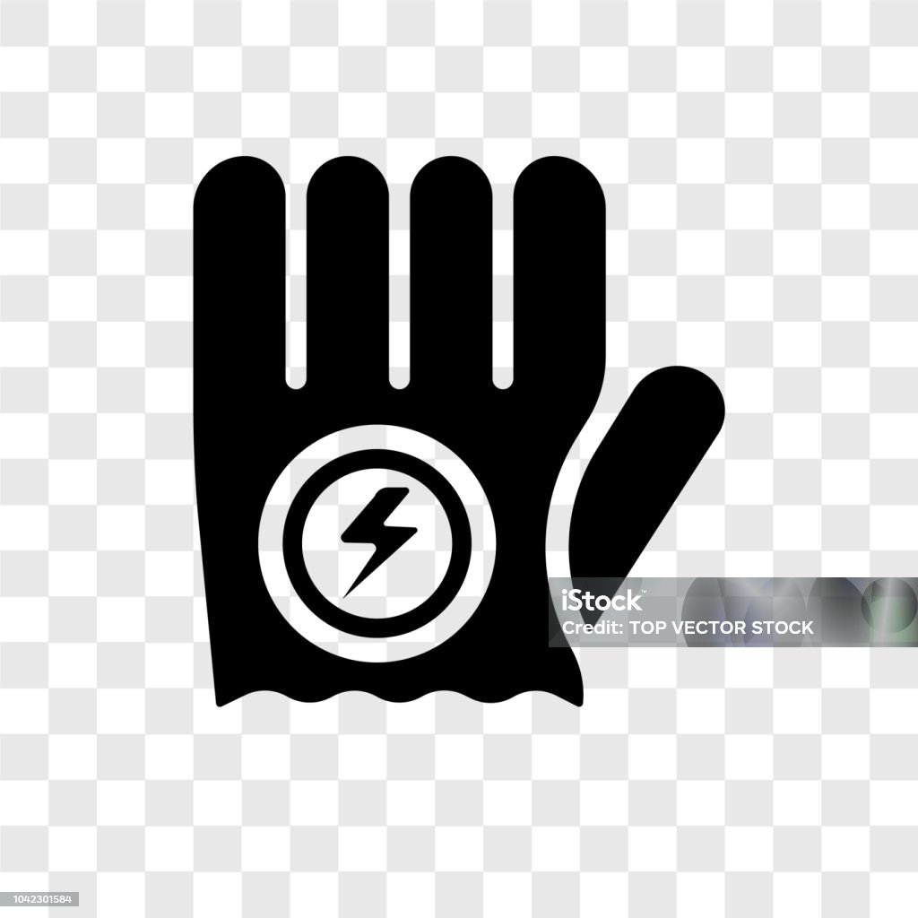 Glove Vector Icon Isolated On Transparent Background Glove Transparency