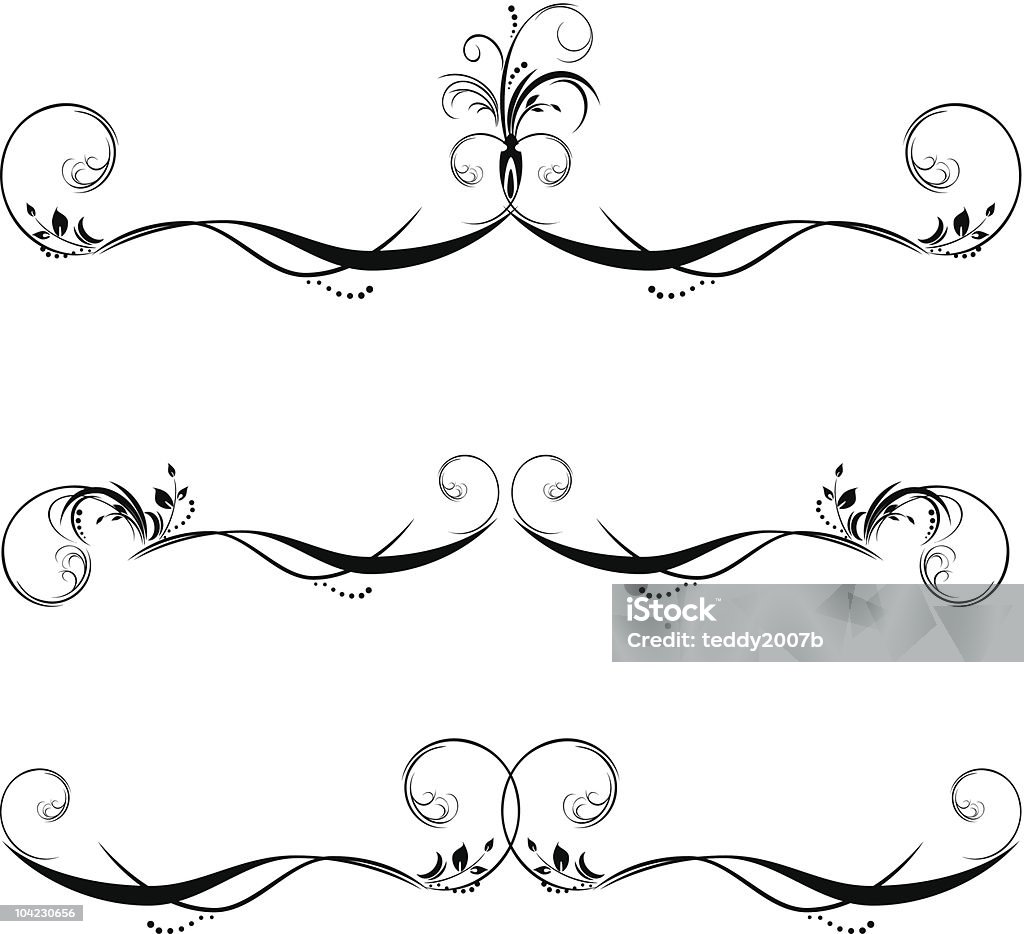 Patterns For Frame Three Patterns For Frame Stock Illustration - Download Image Now ...