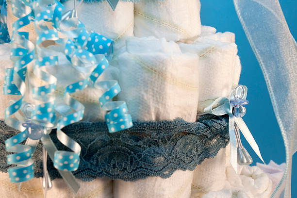 istock Baby Shower Diaper Cake 104230975