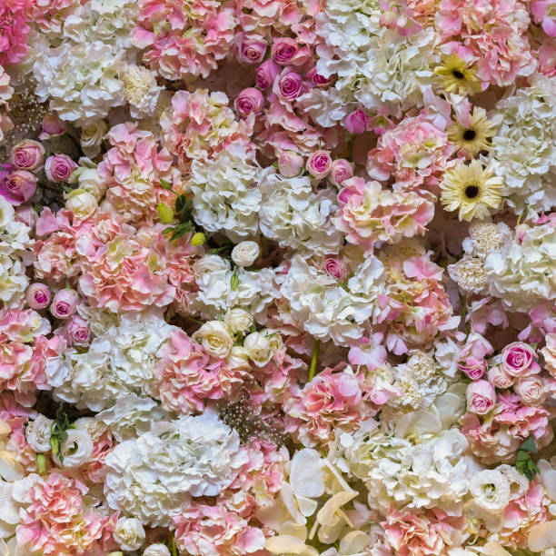 istock Beautiful flowers background for wedding scene Decoration 1042310958
