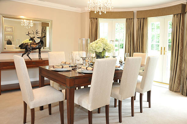 Luxurious Dining Room stock photo