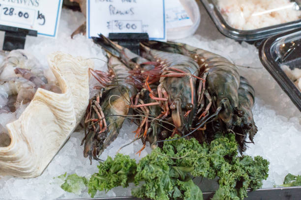 istock Prawns in Borough Market, London 1042315854