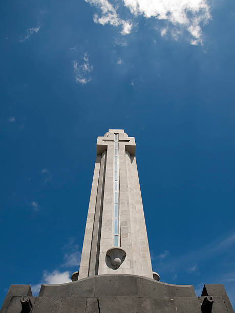 istock Cross in tribute to the Fallen 104232385