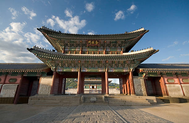 GyeongbokGung Palace, korea stock photo