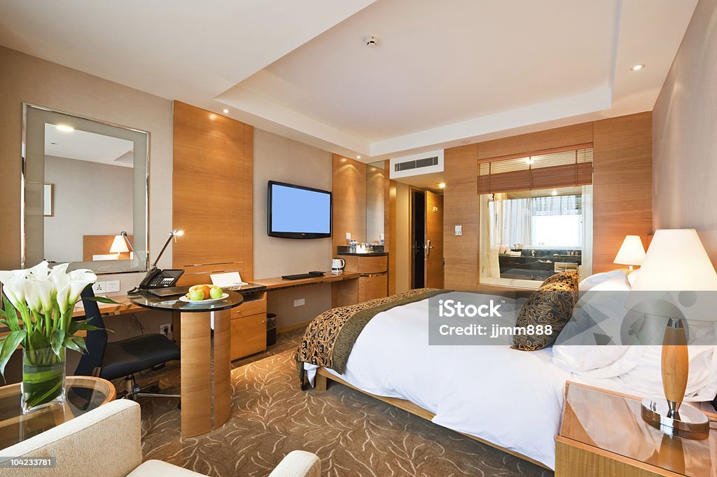 interior de quarto de hotel - Foto de stock de Quarto de Hotel royalty-free