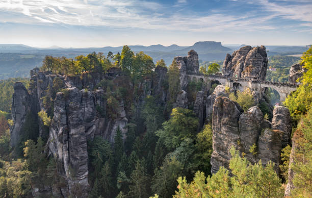 istock The Bastei Bridge, Rathen, Germany 1042342796