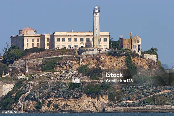 Alcatraz - Fotografias de stock e mais imagens de Portão - Portão, Prisão de segurança máxima, Baía