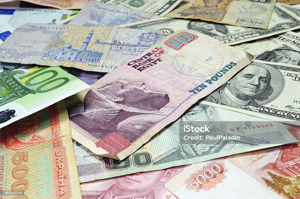иностранных curreny - Стоковые фото Американская валюта роялти-фри