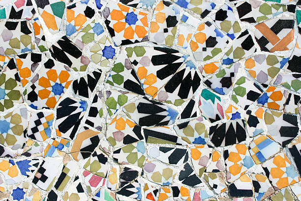 istock Antoni Gaudi mosaic works from Barcelona 104236458