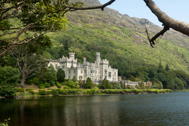 Kylemore Abbey in County Galway, Ireland.