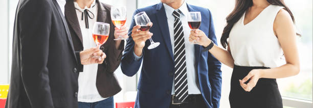 istock Business People Celebration Toast with red wine 1042372596