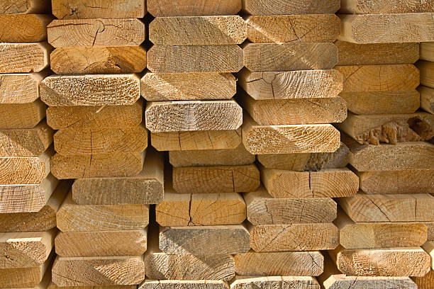 istock sawed wooden boards laid in a heap 104237326