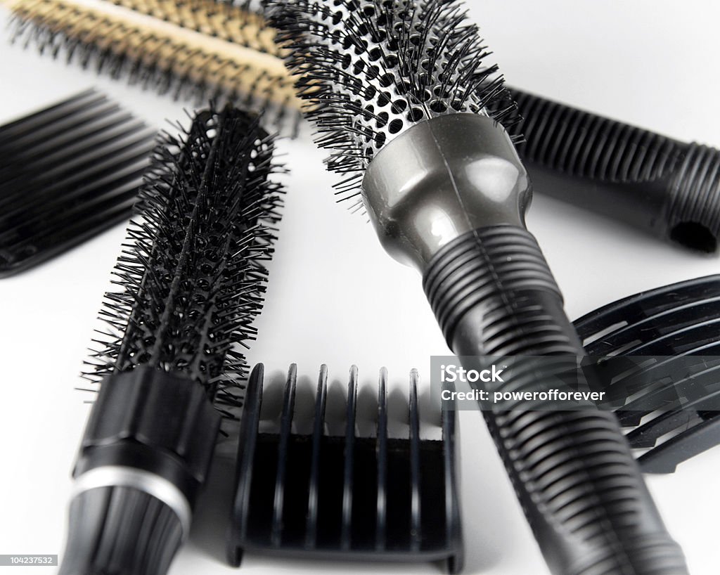 Ferramentas de cabelo - Foto de stock de Escova de cabelo royalty-free