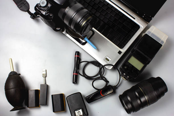 istock Digital photography equipment. 1042388994
