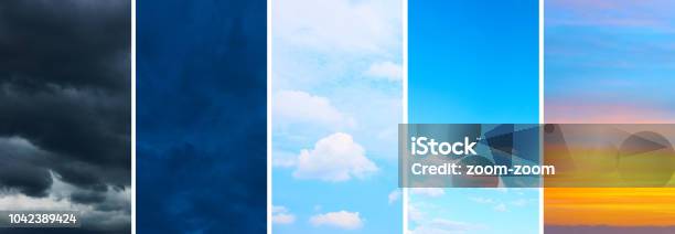 Sky And Clouds Stock Photo - Download Image Now - Backgrounds, Telephone, Wallpaper - Decor