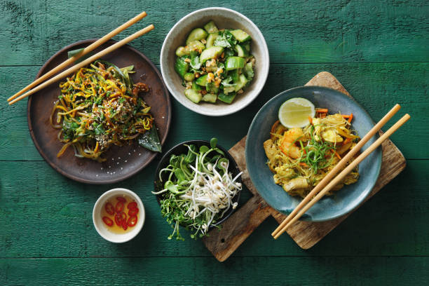 istock Bowls with Japanese food 1042391774
